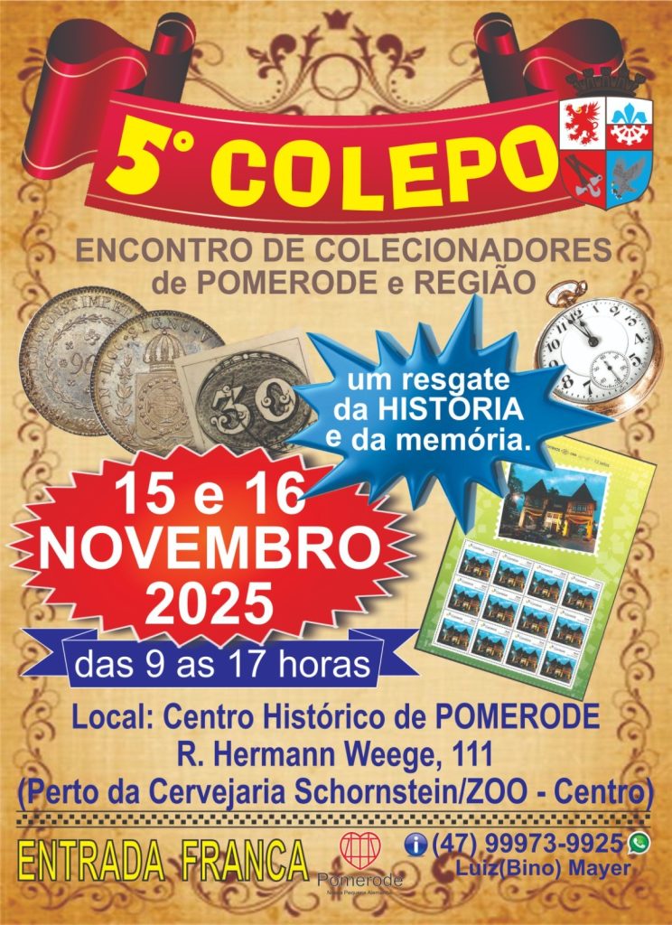 Evento em Pomerode em novembro 2025